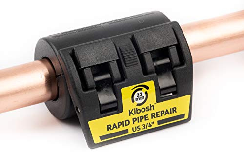Kibosh Emergency Pipe Repair Clamp for Metal, Plastic, Multi-Layer Pipes (22mm / US-CAN 3/4)