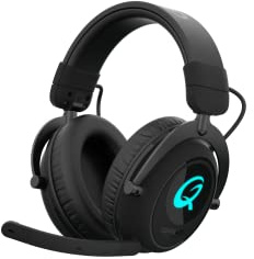 Qpad QH900 Wireless Gaming Headset Stereo kabellose Esports-Kopfhörer, schwarz