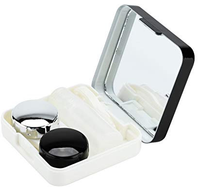 Porta lenti a contenitore mini scatola da 5 colori Kit da viaggio portatile per lenti a mini carino adatto a casa e in viaggio
