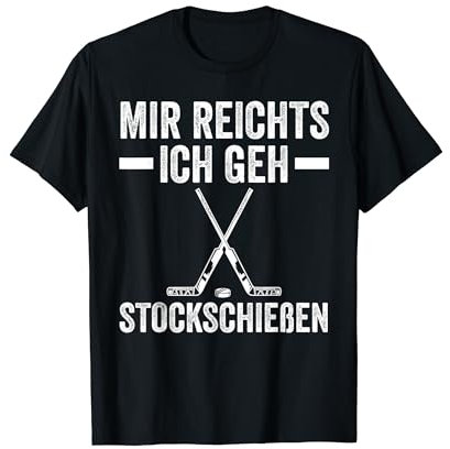 Ich geh Stockschießen Stockschießen Eisstock T-Shirt