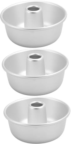 TOPBATHY Moule Kouglof 3 Pièces Moule à Beignet Pâtes De Fruits Mini-s à Gâteaux Ustensile De Cuisine Entremet à Poêle à Frire Accessoires De Pâtisserie De Cuisson Petit Four