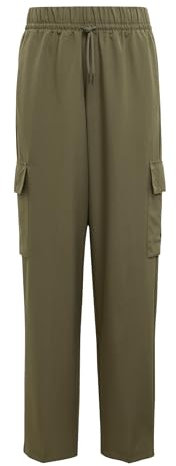 adidas Unisex Kinder Essentials Climacool Cargo Pants, Olive strata/Black, 9-10 Years