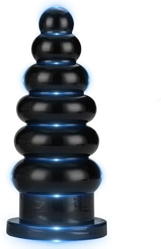 BDSMYEE groß Analplug Φ 8,7 CM,Buttplug Analdildo XXL Analkugeln Analspielzeuge Fisting Plugs Sexspielzeug Analdehner Anal Expander Anal Toys erotisches Sex Spielzeug für die Männer (Schwarz)