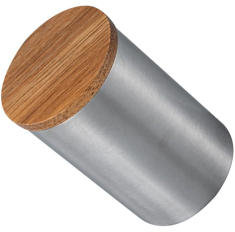 Mikikit Bote De Almacenamiento De Té y Café De Acero Inoxidable Tapa De Recipiente Hermético Para Té Suelto y Alimentos Secos Para Camping y Uso Diario