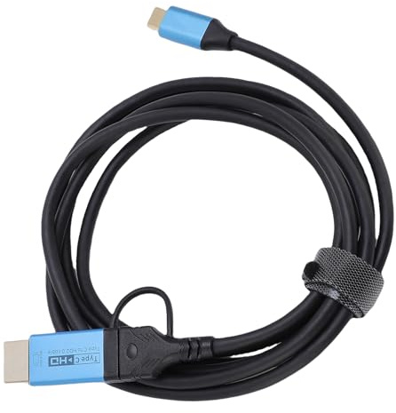 Denash USB C pour HDMI, 4K 60 Hz USB C pour Câble USB C avec Convertisseur HDMI USBC 100W PD Fast Corde Chargers