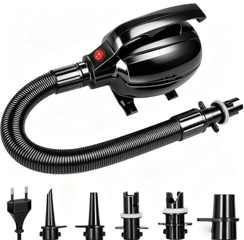 Elektrische Luftpumpe,Luftpumpe Luftmatratze Tragbare,Elektrische pumpe,600W Luftpumpe Elektrisch,für Camping, Luftmatratze, Schwimmring, Luftkissen, Schlauchboot, Vakuumbeutel