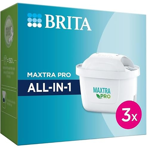 BRITA Maxtra Pro All-in-1 Cartouches filtrantres pour carafes filtrantes 3 pièces