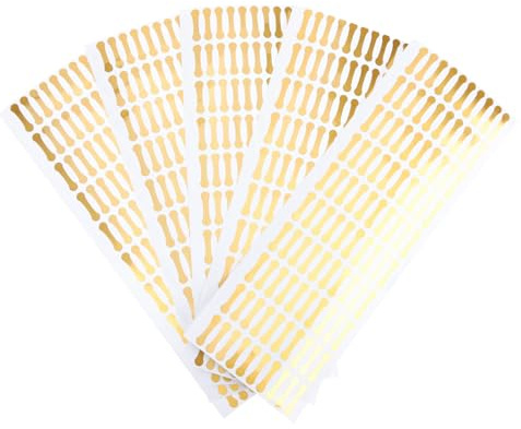 PRETYZOOM 500Pcs Label Stickers Self-Adhesive Tamper Evident Decals for Food Cosmetics Packaging Security Seals Writable Anti-Tamper Labels for Handmade Goods