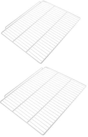 ANDRESLAD Lot de 2 Étagères Métalliques pour Réfrigérateur Séparateur Latéral Dimensions 45X35 CM Grille Métallique Robuste pour Congélateur Optimisant le Rangement Circulation d'Air