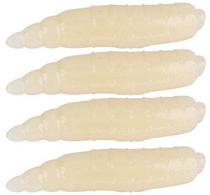 Weiche Künstliche Fischen Köder, 200pcs 17mm Bionischer Made Köder Lebensechte Wurm Fischen Köder Zusatz