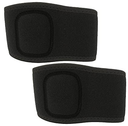 LTLCLZ 1Pair Sports Elbow Pads Elastic Compression Adjustable Strap Basketball Badminton Tennis Fitness Elbow Joint Support Protector