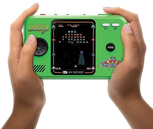 Console de jeu rétro Pocket Player PRO - Galaga - Atari - Ecran 7cm Haute Résolution
