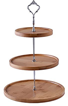 Vassoio Portafrutta Alzata Bianca A 3 Livelli Per Dolci, Alzate Per Torte, Espositore Per Caramelle Alla Frutta Include/Alzata Rotonda A Più Livelli Per Dessert Per Matrimonio Compleanno Festa In
