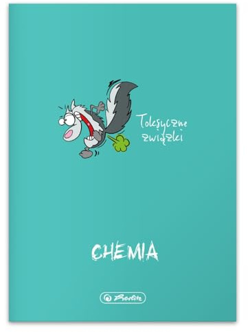 Herlitz® Chemieschulbuch A5 60 Blatt kariert 70g | Themennotizen Notes für Studium | Notizbuch zum Schreiben für Schüler | zum Erlernen der Kalligraphie | ECO PP