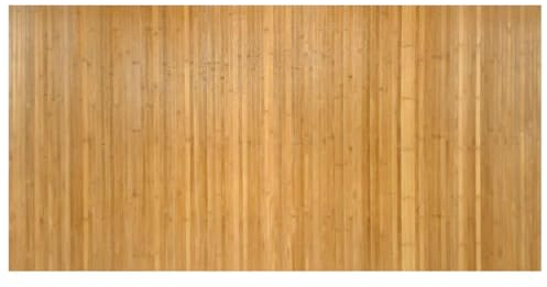 Tapis rectangulaire naturel 100x200 cm bambou