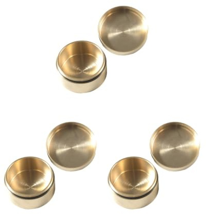 3er-Set Aufbewahrungsbox, staubdicht, Metall, Münzen, Messing, Pillendose für Outdoor, Camping, Arbeiten
