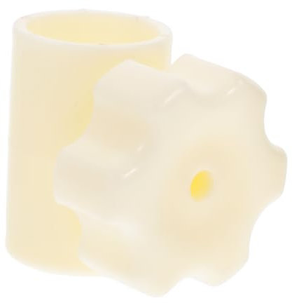 Levemolo Bouchons De Fixation pour Parapluie Extérieur Blanc Accessoire pour Raccord De Mât De Parasol Capuchon pour Trou De Parasol Résistant Et Stable Usage Terrasse Jardin Patio