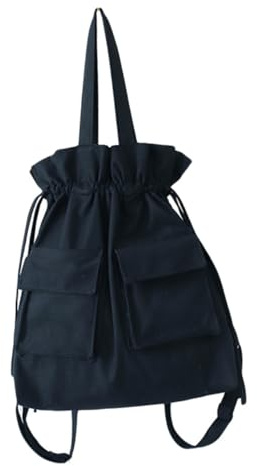 TOGEVAL À Bandoulière En Polyester À En Toile Avec Cordon De Serrage D'étudiant Pour Filles Usage Multiple Au Quotidien
