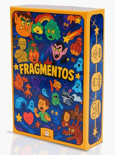 Fragmentos - EggMaster - ¿Qué Mundo crearás Hoy? Misterio, narración y diversión sin límites - Juego de Mesa para Adultos, Familia y Amigos - Juego de Cartas