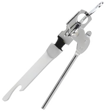 Butterfly Stainless Steel Manual Can Opener – Heavy Duty Smooth Edge Handheld Can Opener with Ergonomic Non-Slip Handle, Rust-Resistant, Easy to Turn, for Kitchen, Camping & Restaurant Use
