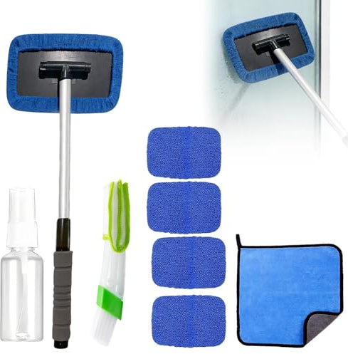 YANKOIUK 8 PCS Car Windscreen Cleaner, Car Window Cleaner Tool Kit