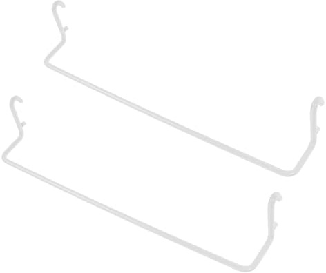 UKCOCO 2 Piezas Soporte Extensible para Toallas de Papel de Acero Inoxidable Ganchos para Tablero Perforado para Baño Cocina y Lavandería