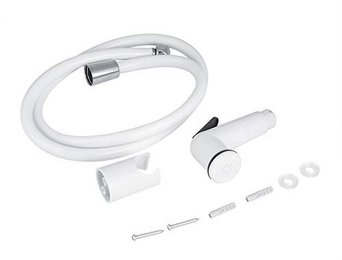Handheld Bidet Sprayer Set, Shattaf Tool Bidet Sprayer Personal Hygiene Portable ABS Plastic Bathroom Shower Head Kit Accessory Toilet Attachment with Hose and Wall Holder