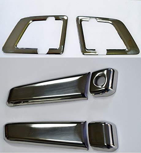 24/7 AUTO 6-teiliges Set Türgriff-Dekorationen aus Edelstahl für Scania S und R Serie 2016+ Trucks