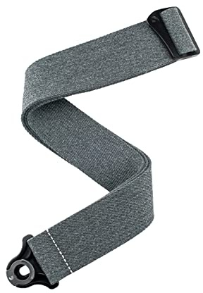 D'Addario Auto Lock Gitarrengurt Skater Grau | Auto Lock Gitarrengurte sichern vorhandene Gurtpins, lassen sich schnell montieren und bieten festen, bequemen Halt.