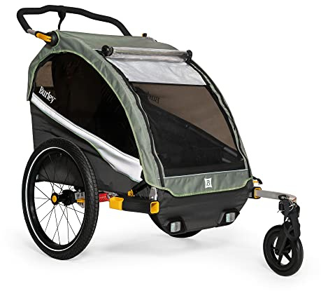 Burley D’Lite X, 1 and 2 Seat Kid Bike Trailer & Stroller