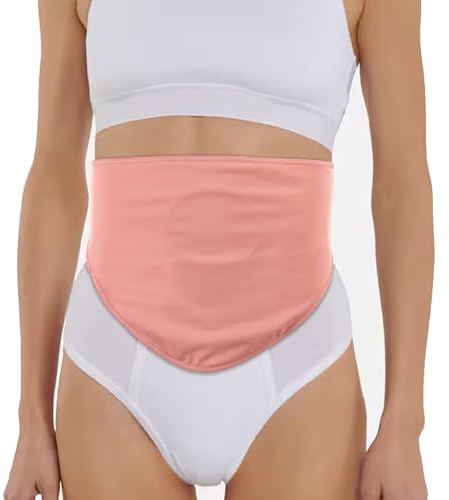 Ostomy Belt | Ostomy Bag Cover | Ostomy Wrap for Sport & Swimming | Ostomy Support Belts for Men & Women | Colostomy Bag Cover Belt | Inner Pocket to Hold Ostomy Pouch, S, Pink