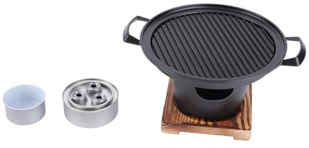 Mini barbacoa de carbón, barbacoa de carbón de mesa de estilo japonés, estufa de barbacoa portátil, estufa de camping para interior y exterior