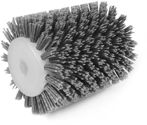 Shineboc Spazzole Abrasive, 80 Grana 120x100mm Spazzola Nylon, Spazzola per Lucidatura Lavorazione Drum Brush per Legno, Metallo E Metalli Non Ferrosi