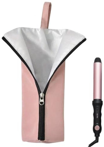 De Plancha Rizador - De Plancha Resistente Al Calor, Portátil para Herramientas para El Cabello, Protección Térmica para Viaje, Alfombrilla De Maquillaje para Salón Profesional,
