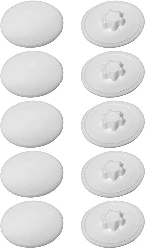 cyclingcolors 10x coprivite cappuccio plastica viti Torx copertura coperchi tappi, Bianco T40 18mm