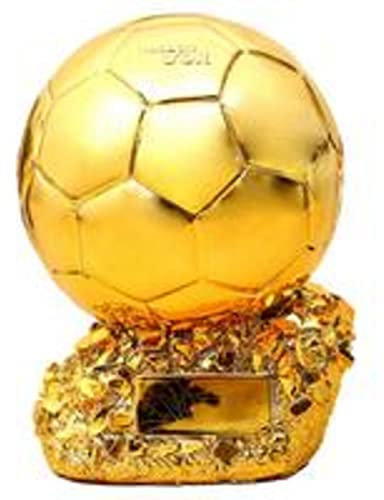 WowZza 2022 Worlds Cup Football Trophies, Golden Ballon Football Trophy,Soccers League Trophy, Golden Ball Soccer Trophy, Player Awards Memorial