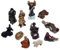 Ipetboom Tiny Nativity Figures: 1 Set Christian Jesus Mini Manger Statue Decoration Tiny Nativity Set, Mini Christmas Eve Statues Adornment, Resin Figurines Holiday Holy Figures Desktop Decor