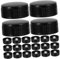 WEKADRIN 24pcs Essential Oil Bottle Sealing Caps Stylish Tooth Inner Plug Lids for Aromatherapy and Fragrance Diffuser Bottles Durable and Secure Replacement for Leak Prevention