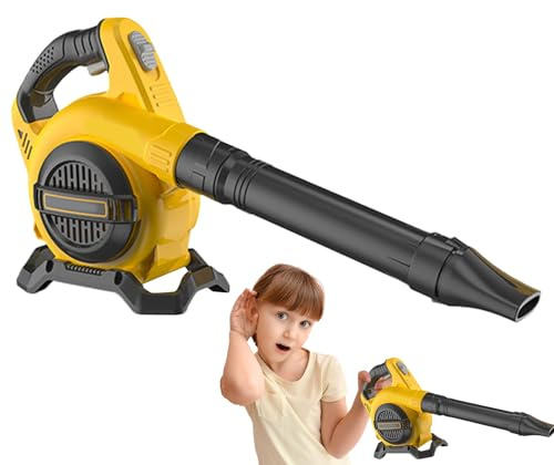 Pale per bambini che funziona davvero – Soffiatore interattivo da giardino giocattolo, macchina per la pulizia del prato, strumento per il vuoto, batteria – Dispositivo di gioco per bambini