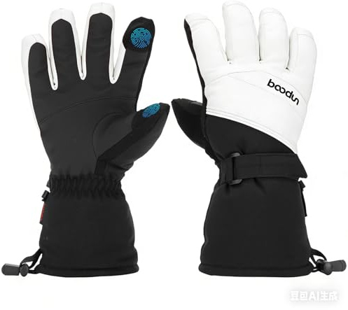 HXDSUP Skihandschuhe Herren Winterhandschuhe wasserfeste, warme Touchscreen Handschuhe für Herren Damen, ideal für Fahrrad, Reiten, Laufen, Wandern