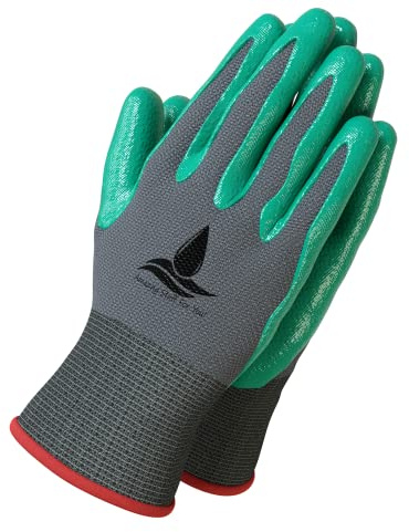 Garden Gloves Women and Men 2 pairs, Super Grippy Texture for Gardening and Work Activities - S,M,L Sizes (Medium)