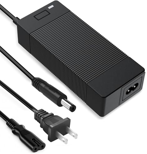 54.6V Charger for 48V 20Ah 25Ah 48 Volt 13s 48v14Ah 12Ah Convenient Health Care Charger 46.8V Device Output 2A 1 Prong DC-Round Port 5.5 Charging