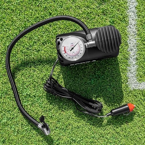 FORZA 12 V elektrisk bollpump | högpresterande bärbar luftkompressor med PSI och bardisplay för fotbollar och sportbollar