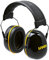 Uvex K20 Cápsula de protección auditiva plegable - Aislamiento de 33 dB - Negro/Amarillo