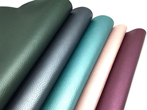 Kunstleder Stoffpaket REX | 5 Farben | á 50x70 cm | für Taschen und Taschenböden