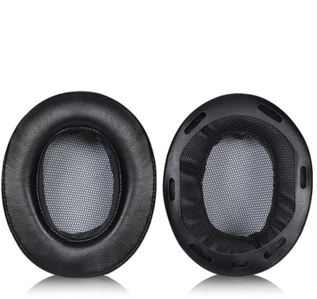 Replacement Earpads Earmuff Cushion For Sony MDR-1R MK2 1RBT 1ADAC MDR-1A 1ABT Heaphone Leather Ear Pad Earphone Cover (Black)