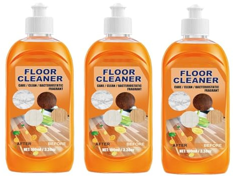 Nettoyant Pour Sols Multi-Surfaces, Nettoyant Sols Non Moussant, Nettoyants Sol Universel Concentré, Nettoyants Pour Sol Et Ménage, Pour Nettoie, Désodorise (3PC)