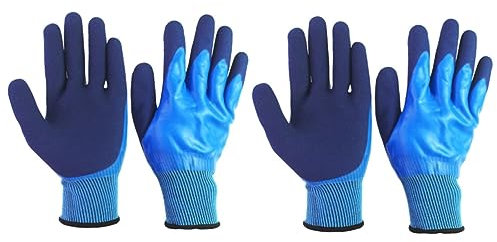 Yardwe 2paare Wasserdichte Rutschfeste Gartenhandschuhe Robust Atmungsaktiv Und Vielseitig Einsetzbar Für Fischen Und Pflanzen Im Freien Für Outdoor-aktivitäten