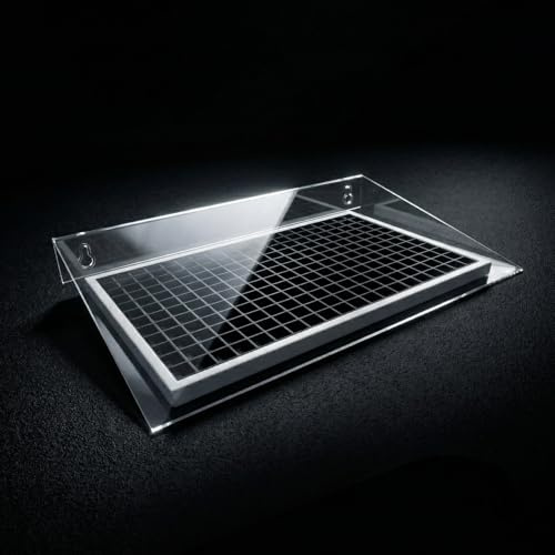 Queence | Lichtschachtabdeckung Acryl 120x45 cm | Schutz gegen Regen, Schnee, Schmutz, Schimmel und Laub
