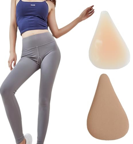 QIUMING Cameltoe Einlage Camel Toe Slip Camel Toe Concealer Selbstklebender Silikonschutz Unsichtbar, wiederverwendbar Für Damen Badeanzug, Strumpfhose, Badeanzug, Yogahose, Bikini (Tropfenform)